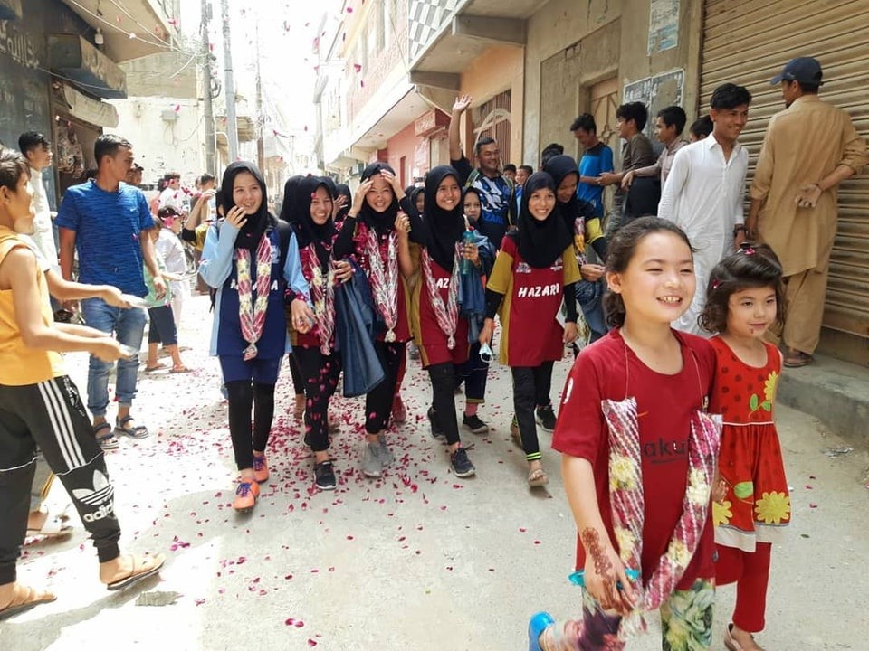 Hazara girl’s football team qualifies for quarter finals in NWFC 2021